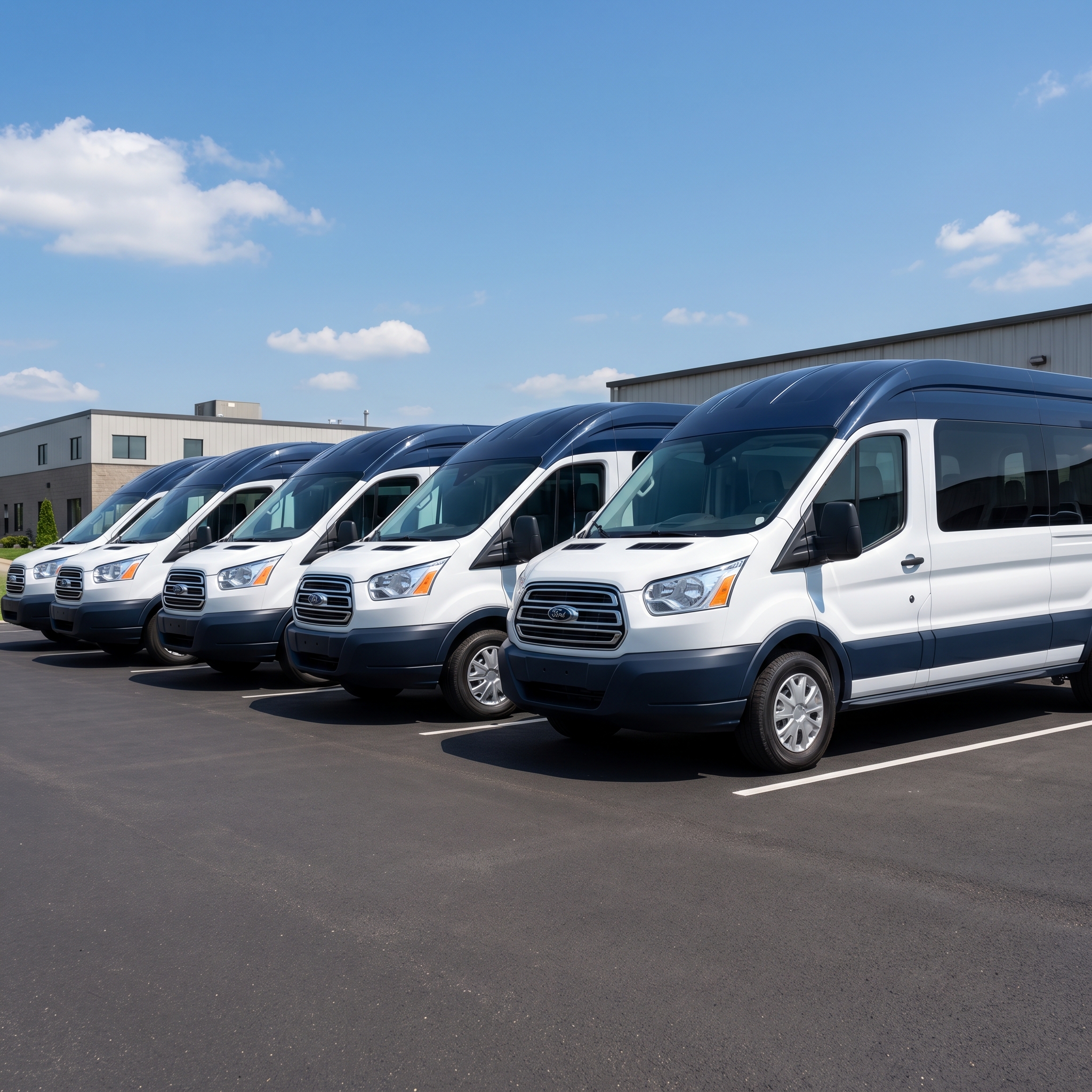 Prime NEMT fleet of vehicles